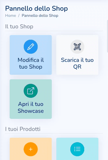 Scarica l'immagine del tuo Codice QR con il logo pronto per stampare o condividere dal tuo Menu Digitale Online Shoptomatic